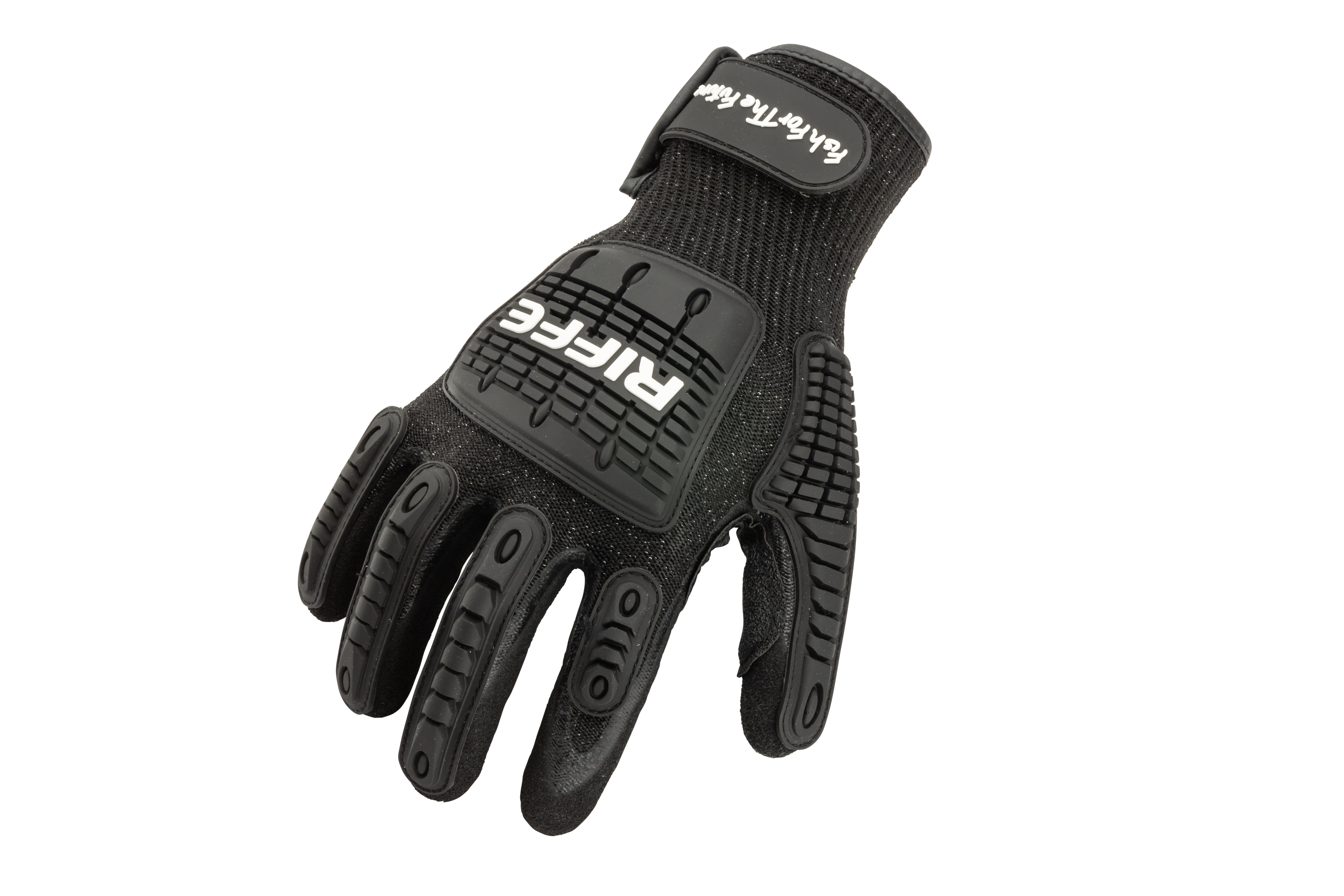 Riffe Holdfast/Cut-Resistant Impact Gloves Riffe Holdfast/Cut-Resistant Impact Gloves With Velcro Strap