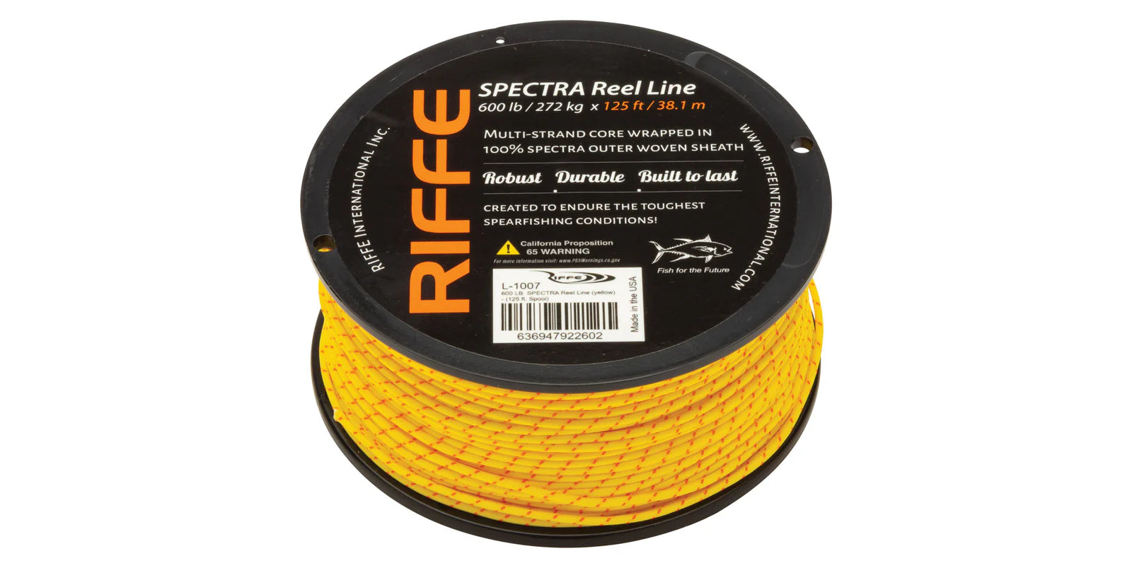 Riffe 600 Lb. Spectra Reel Line