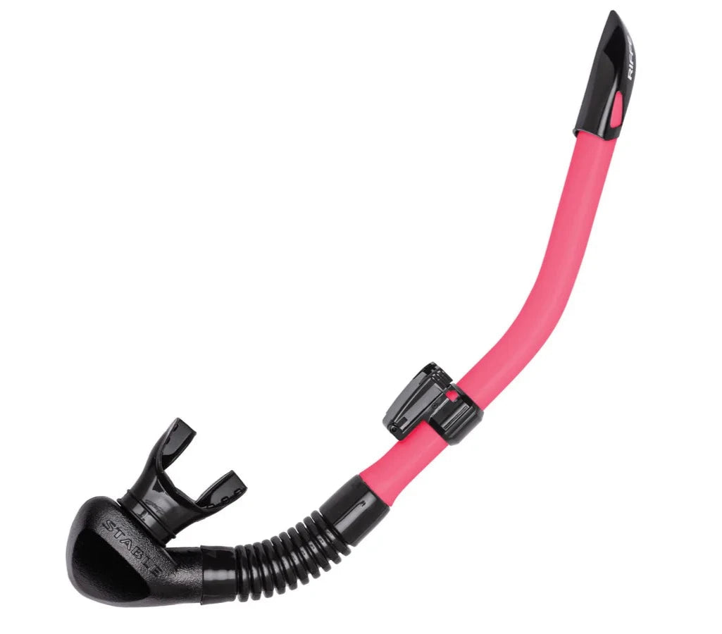 Riffe Stable Snorkel - Bubble Pink