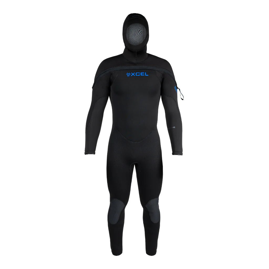 XCEL Men's Polar Hydroflex Hooded Dive Fullsuit 8/7/6/5mm