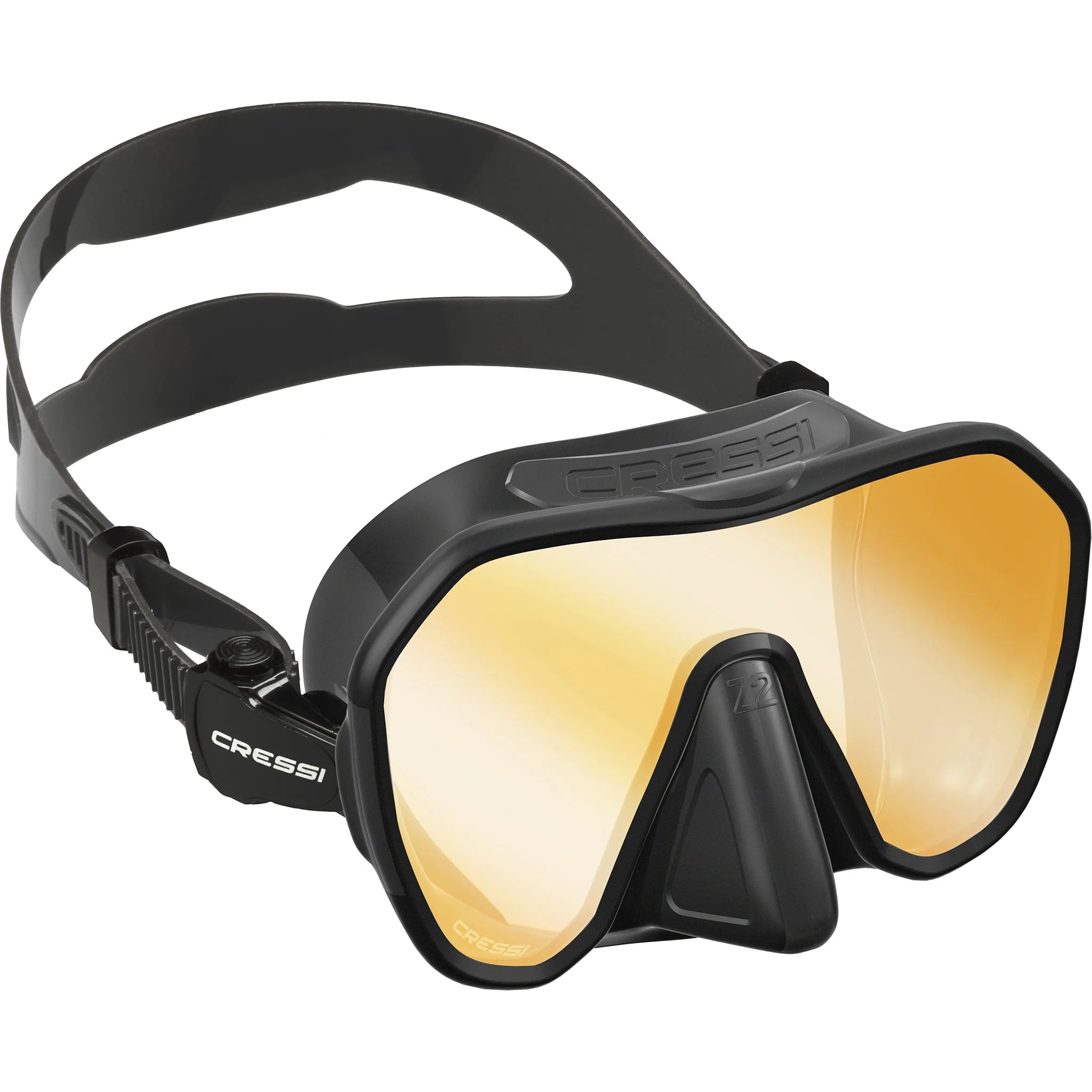 Cressi Z2 Mask Black UV 420 Lens Yellow