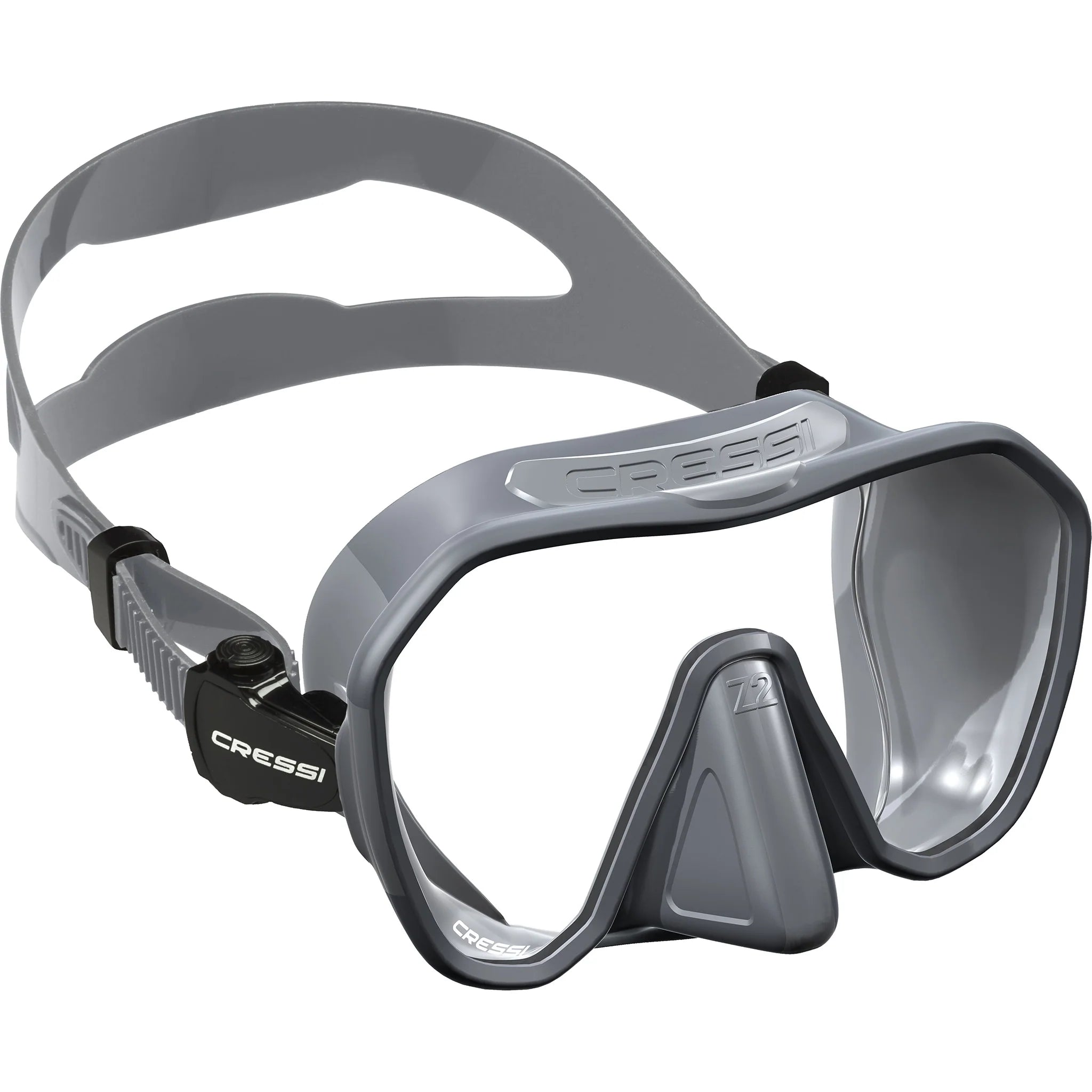 Cressi Z2 Mask Graphite Clear Lens