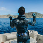 Neritic Diving  Open Cell Wetsuit - Blue Tribolite Camo