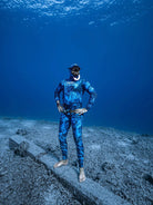 Neritic Diving  Open Cell Wetsuit - Blue Tribolite Camo